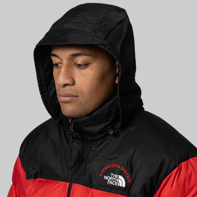 1996 Retro Nuptse Jacket - TNF Red/TNF Black