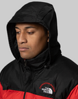 1996 Retro Nuptse Jacket - TNF Red/TNF Black