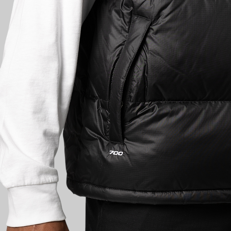 1996 Retro Nuptse Vest - Black