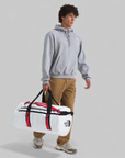 Base Camp Medium Duffel - White/Black/Elevation Red