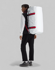 Base Camp Large Duffel - White/Black/Elevation Red