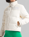 92 Ripstop Nuptse Jacket - White Dune