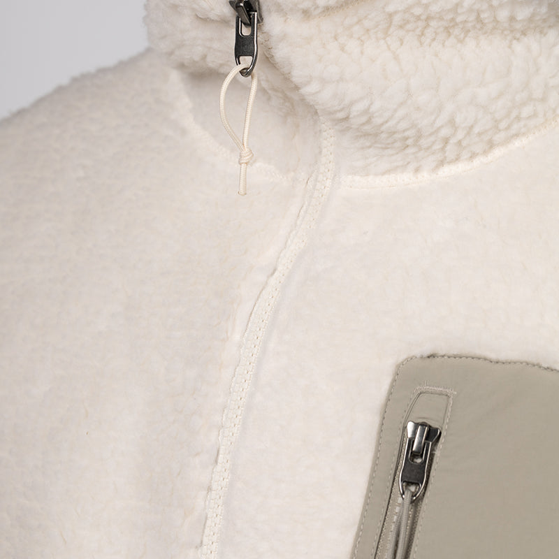 M66 High Pile Fleece Jacket - White Dune/Clay