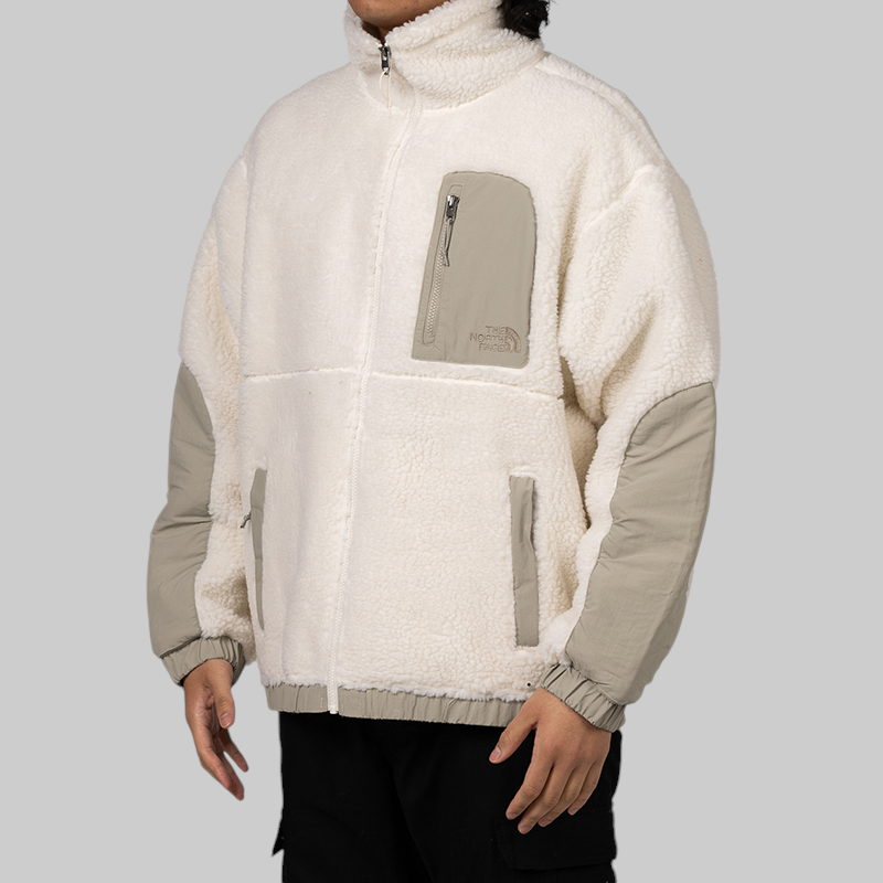 M66 High Pile Fleece Jacket - White Dune/Clay