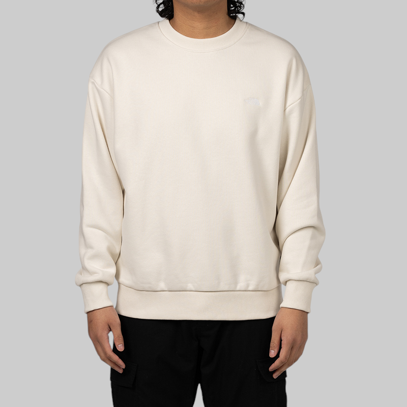 Heavy Weight Knit Crew - White Dune