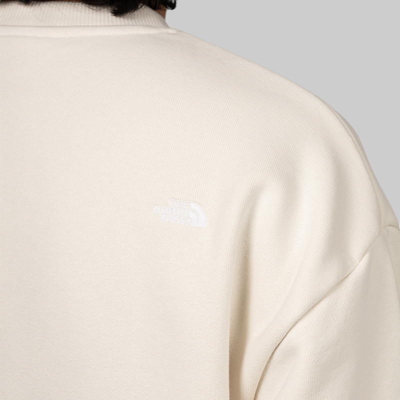 Heavy Weight Knit Crew - White Dune