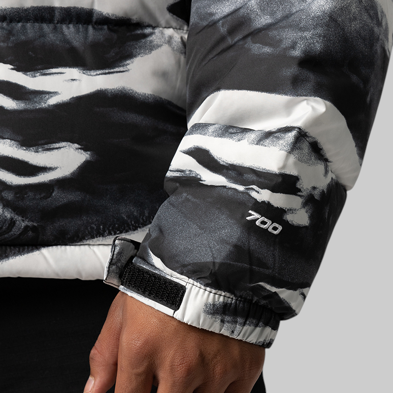 1996 Retro Nuptse Jacket - TNF Black Edge