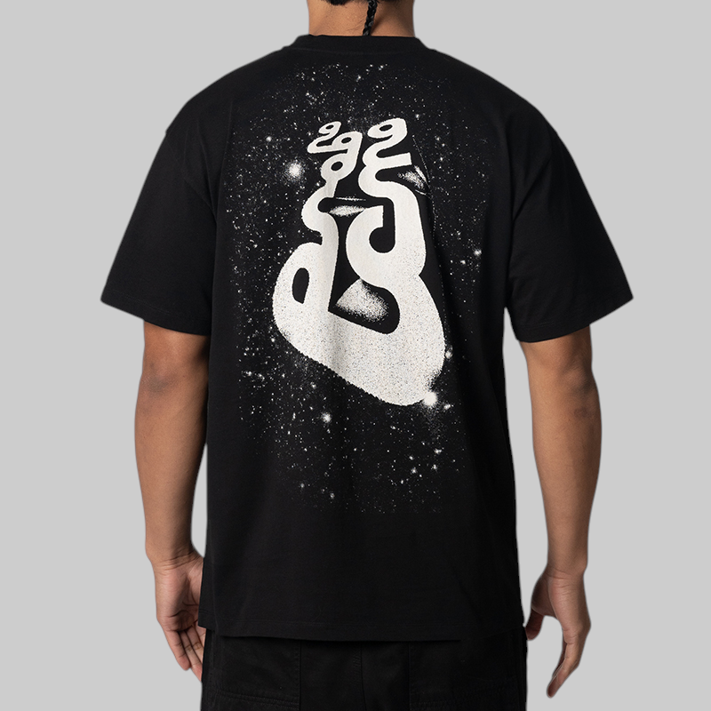 Space Block T-Shirt - Black