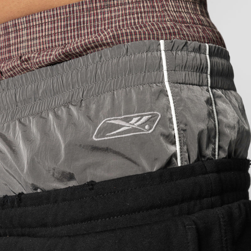 Retro 3 Layered Sweatpant - Black