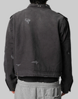 Studded Work Jacket - Black