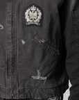 Studded Work Jacket - Black