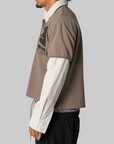 Layered Polo Shirt - Taupe