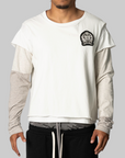 Layered Patch Long Sleeve - Ivory