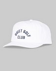 Stencil 5 Panel Hat - White