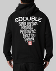 Cities Zip Thru Hoodie - Black