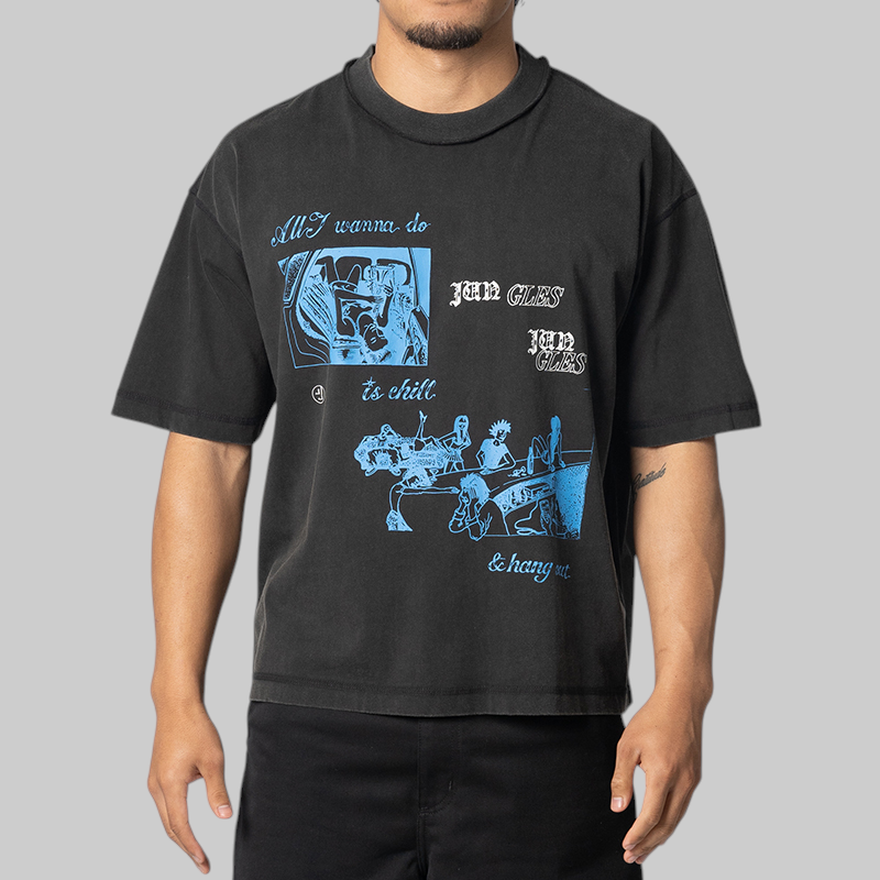 Chill And Hangout T-Shirt - Black