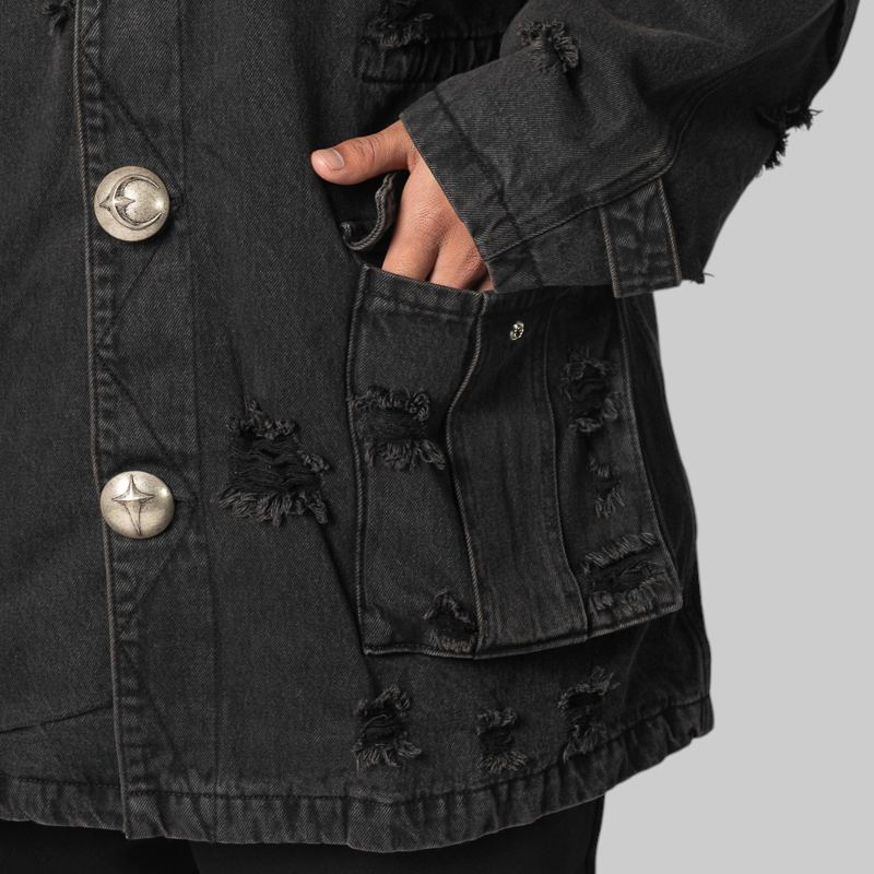 TC Hothead M-65 Jacket (removable hood) - Black