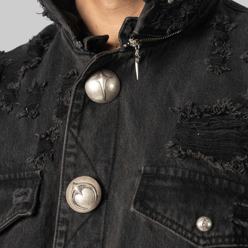 TC Hothead M-65 Jacket (removable hood) - Black
