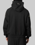 Iron Steel Focus Zip-Up Hoodie - Black