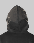 Hotheaded Riding Skull Hoodie - Black