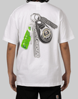 X Toyota Shine Keychain T-Shirt - White