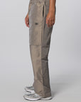 Check Track Pants - Beige/Black
