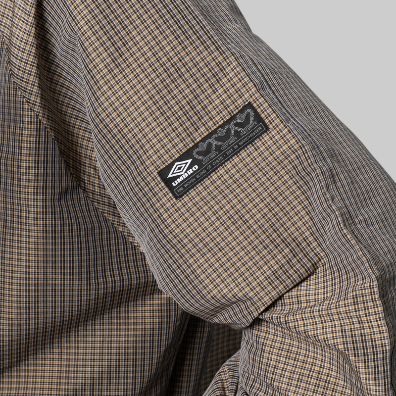 Smock Check Anorak - Beige/Black