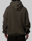 Manc Masked Hoodie - Dark Olive