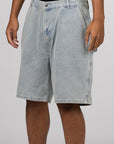 Carpenter Jean Short - Light Blue