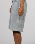 Carpenter Jean Short - Light Blue