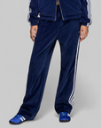 X Wales Bonner Velour Trackpant - Collegiate Navy