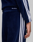 X Wales Bonner Velour Trackpant - Collegiate Navy