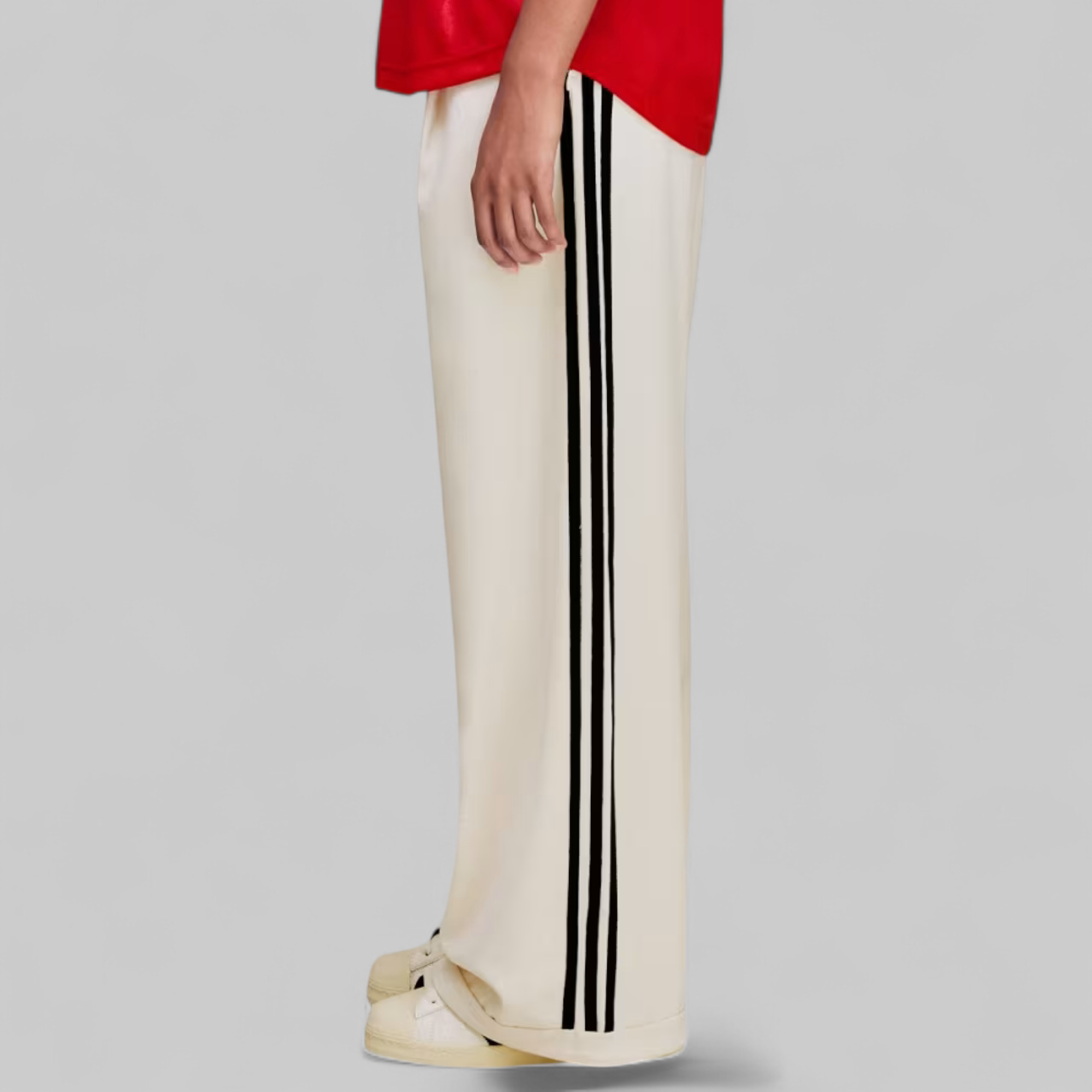 X Wales Bonner Wide Trouser - Wonder White