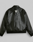 X Neighborhood X Dainese Leather Bomber Jacket - Black