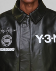 X Neighborhood X Dainese Leather Bomber Jacket - Black