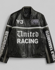 X Neighborhood X Dainese Leather Racer Jacket - Black
