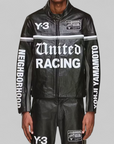 X Neighborhood X Dainese Leather Racer Jacket - Black