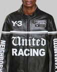 X Neighborhood X Dainese Leather Racer Jacket - Black