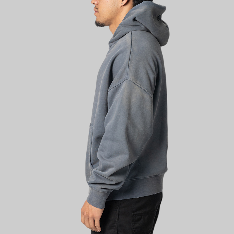 Repaired Hoodie - Grey