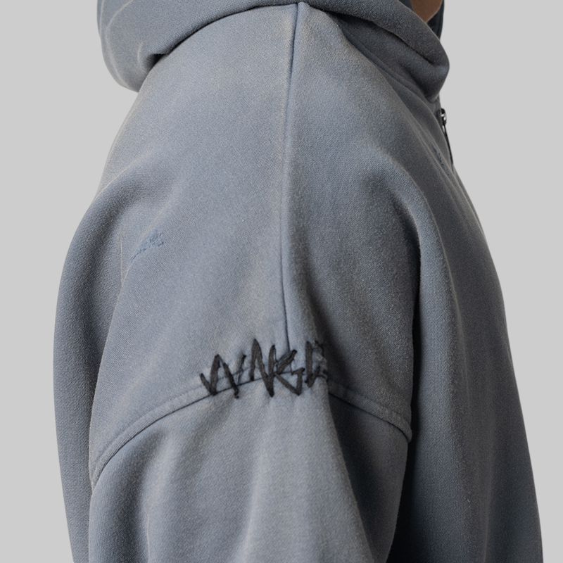 Repaired Hoodie - Grey