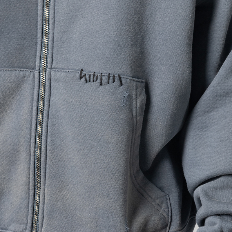 Repaired Hoodie - Grey