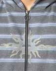 Eternal Flame Zip Hoodie - Stripe