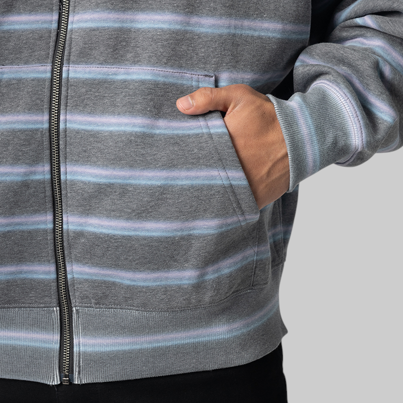 Eternal Flame Zip Hoodie - Stripe