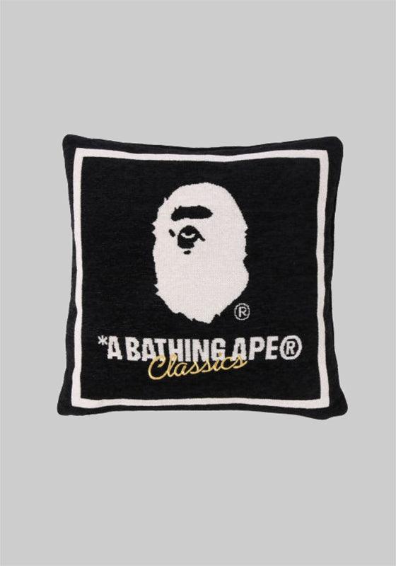 A Bathing Ape Square Cushion - Black - LOADED