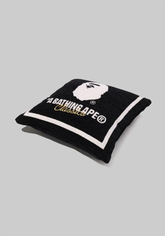 A Bathing Ape Square Cushion - Black - LOADED