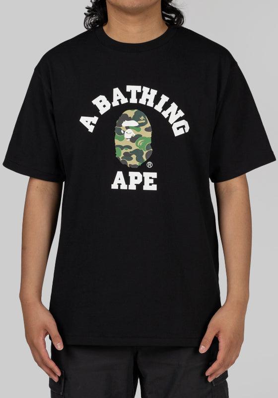 ABC Camo College T-Shirt - Black/Green - LOADED