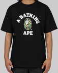 ABC Camo College T-Shirt - Black/Green - LOADED