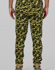 ABC Camo Crystal Stone Sweatpant - Green - LOADED