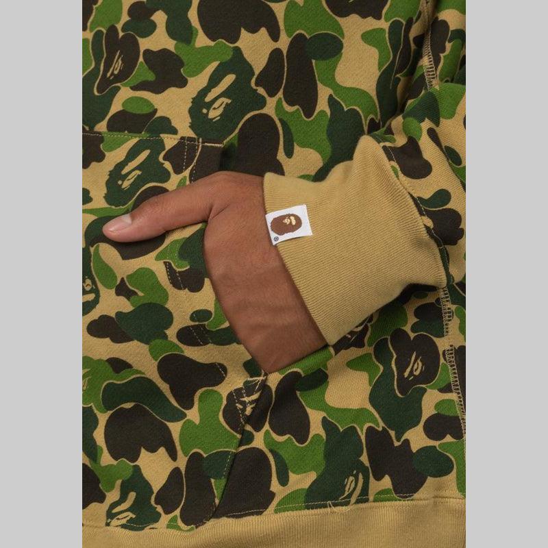 ABC Camo Double Shark Full Zip Hoodie - Green – LOADED