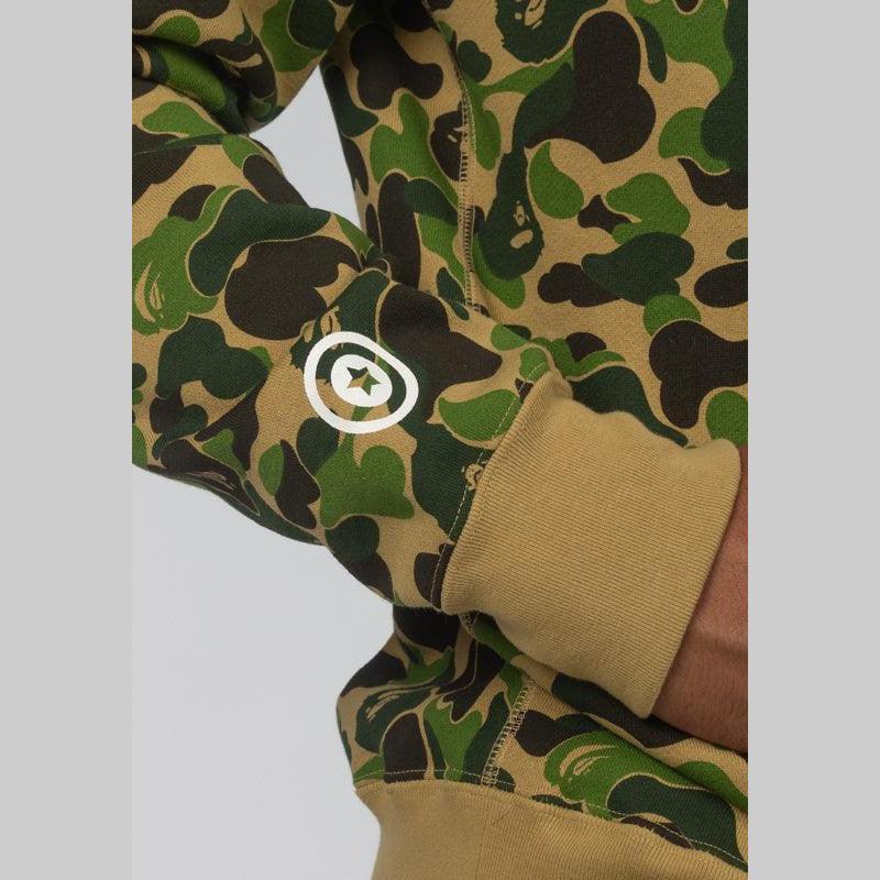 ABC Camo Double Shark Full Zip Hoodie - Green – LOADED